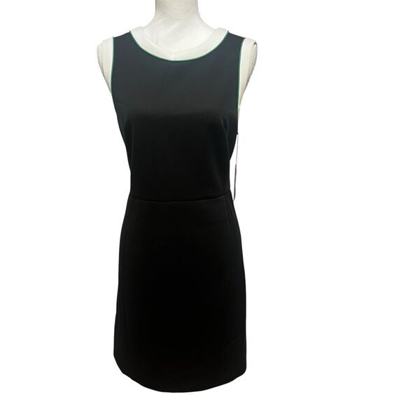 NWT Vince Camuto sleeveless midi dress women's size 12 in black - Picture 1 of 10